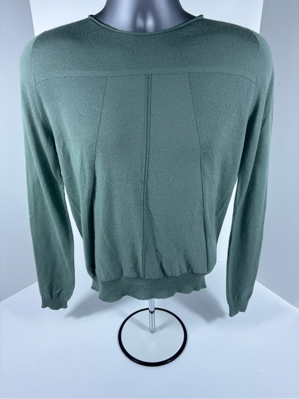 Rick Owens Strobe FW22 Aqua Virgin Wool Sweater – Size M - Picture 1 of 10